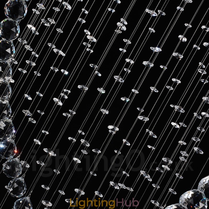 4 Lights Modern Crystal Ceiling Pendant Light Indoor Chandelier Lighting Lamps Fixtures