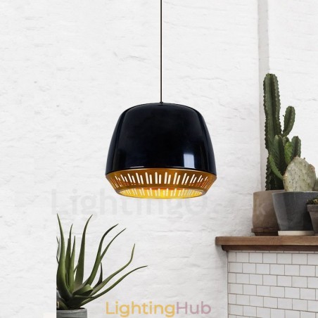 1 Light Modern Contemporary Pendant Light with Black White Red Blue Shade 1 Light Modern Contemporary Pendant Light with Black White Red Blue Shade