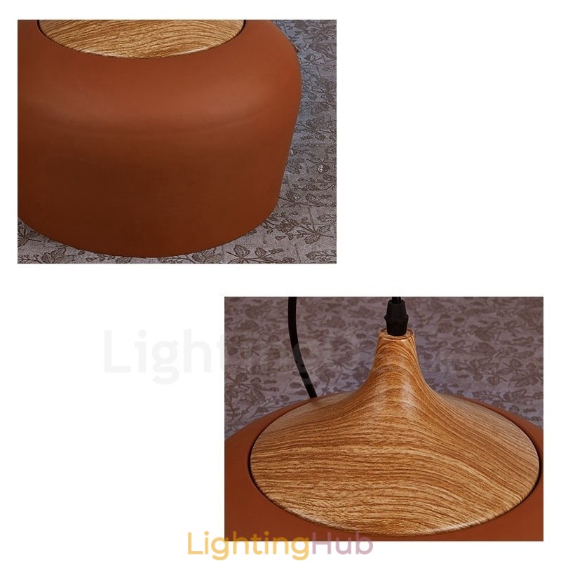 1 Light Modern Contemporary Pendant Light Pendant Lamp with White Red Blue Shade