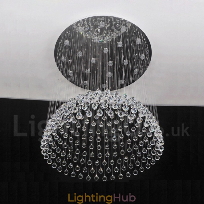 21 Lights Modern K9 Crystal Ceiling Pendant Light Indoor Chandelier Lighting Lamps Fixtures