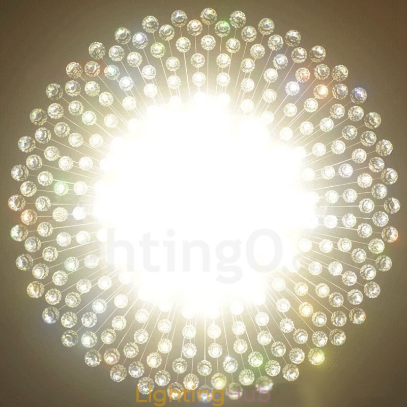 21 Lights Modern K9 Crystal Ceiling Pendant Light Indoor Chandelier Lighting Lamps Fixtures