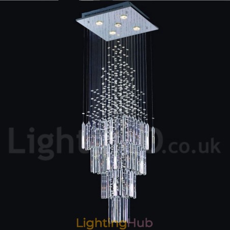 5 Lights Modern K9 Crystal Ceiling Pendant Light Indoor Chandelier Lighting Lamps Fixtures 5 Lights Modern K9 Crystal Ceiling Pendant Light Indoor Chandelier Lighting Lamps Fixtures