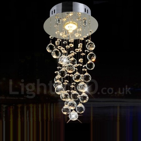 1 Light Modern K9 Crystal Ceiling Pendant Light Indoor Chandelier Lighting Lamps Fixtures 1 Light Modern K9 Crystal Ceiling Pendant Light Indoor Chandelier Lighting Lamps Fixtures