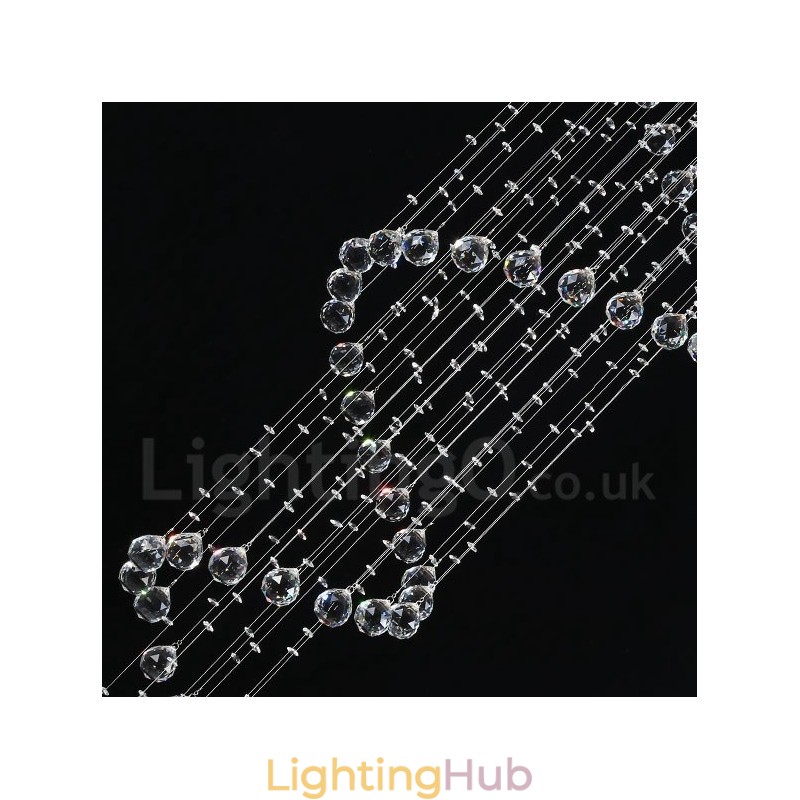7 Lights Modern K9 Crystal Ceiling Pendant Light Indoor Chandelier Lighting Lamps Fixtures