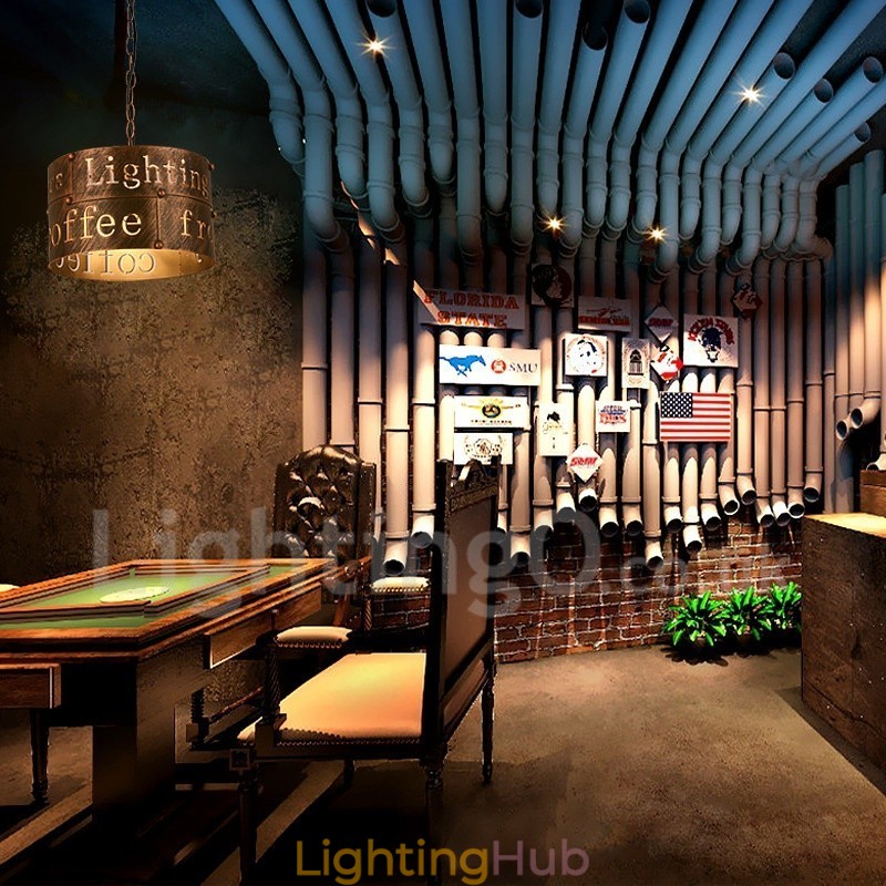 1 Light Retro Vintage Pendant Light Cafe House Pendant Lamp