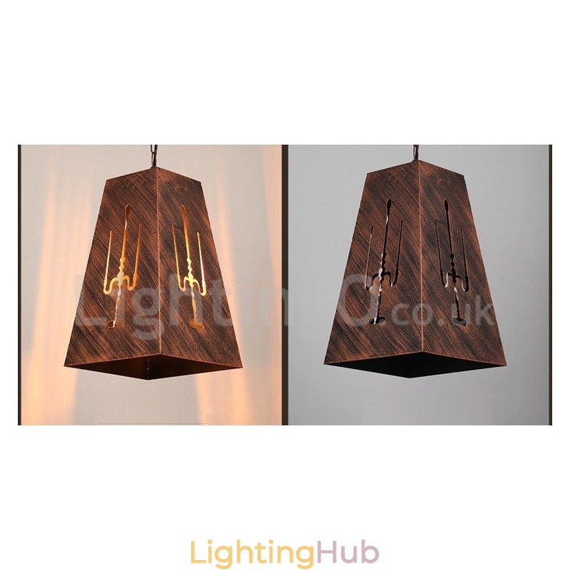 1 Light Retro Vintage Pendant Light Cafe House Pendant Lamp