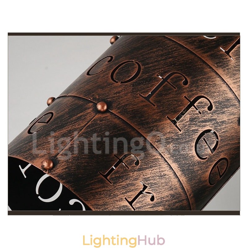 1 Light Retro Vintage Pendant Light Cafe House Pendant Lamp