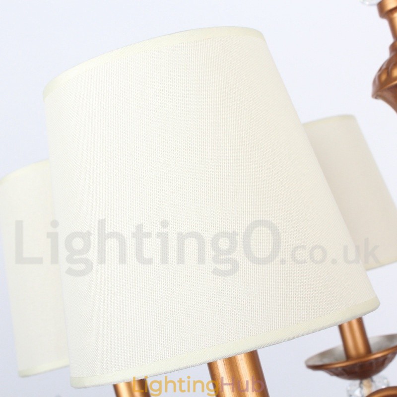 8 Light Retro Candle Style Chandelier