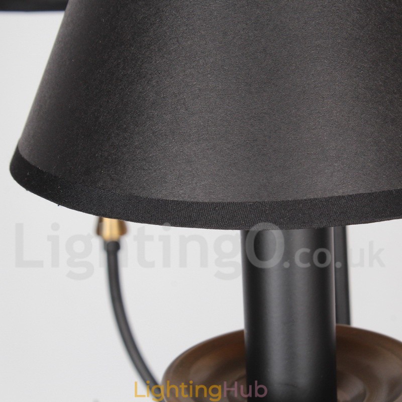 6 Light Retro Contemporary Candle Style Chandelier