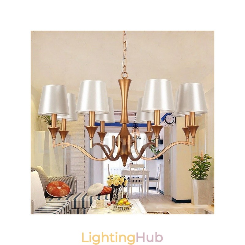 8 Light Candle Style Chandelier