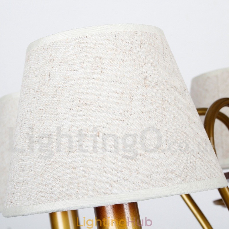 12 Light Modern Contemporary Rustic Retro Candle Style Chandelier