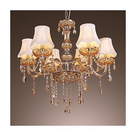 European Style Luxury 6 Light Chandelier With K9 Crystal European Style Luxury 6 Light Chandelier With K9 Crystal
