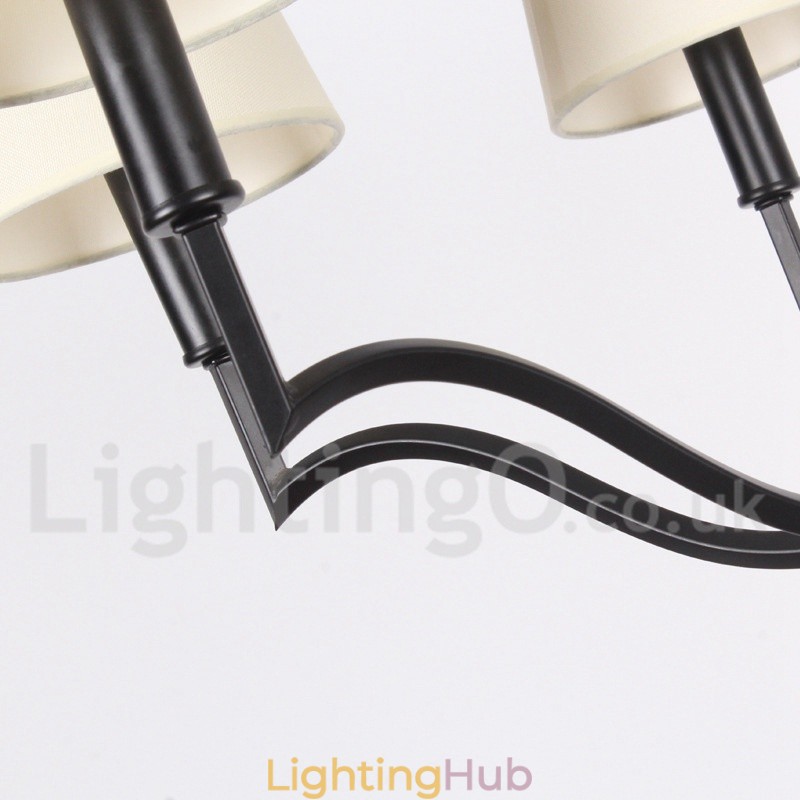 8 Light Modern Contemporary Candle Style Chandelier