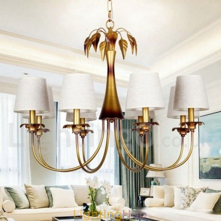 8 Light Modern Contemporary Rustic Candle Style Chandelier 8 Light Modern Contemporary Rustic Candle Style Chandelier