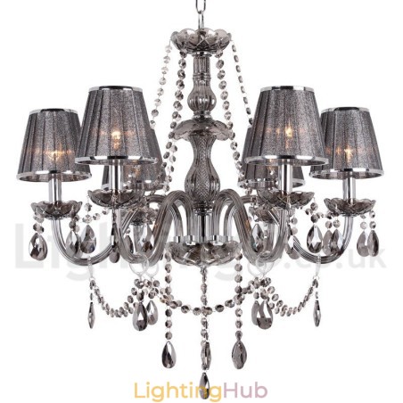 6 Light K9 Crystal Candle Style Chandelier 6 Light K9 Crystal Candle Style Chandelier
