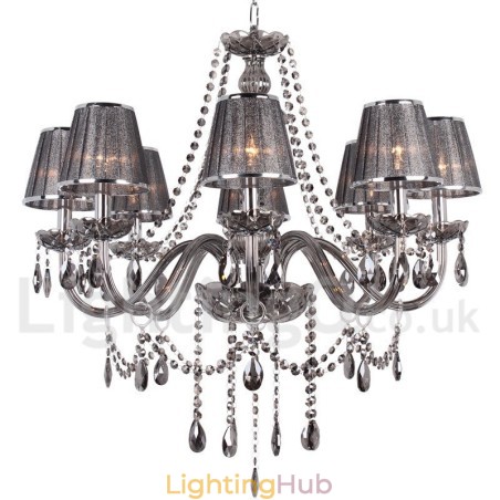 8 Light K9 Crystal Candle Style Chandelier 8 Light K9 Crystal Candle Style Chandelier