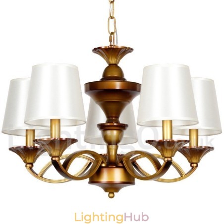 5 Light Retro Candle Style Chandelier 5 Light Retro Candle Style Chandelier