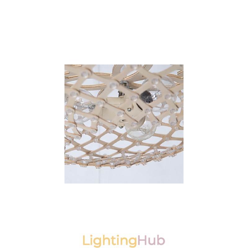 Vintage Wood Chandelier
