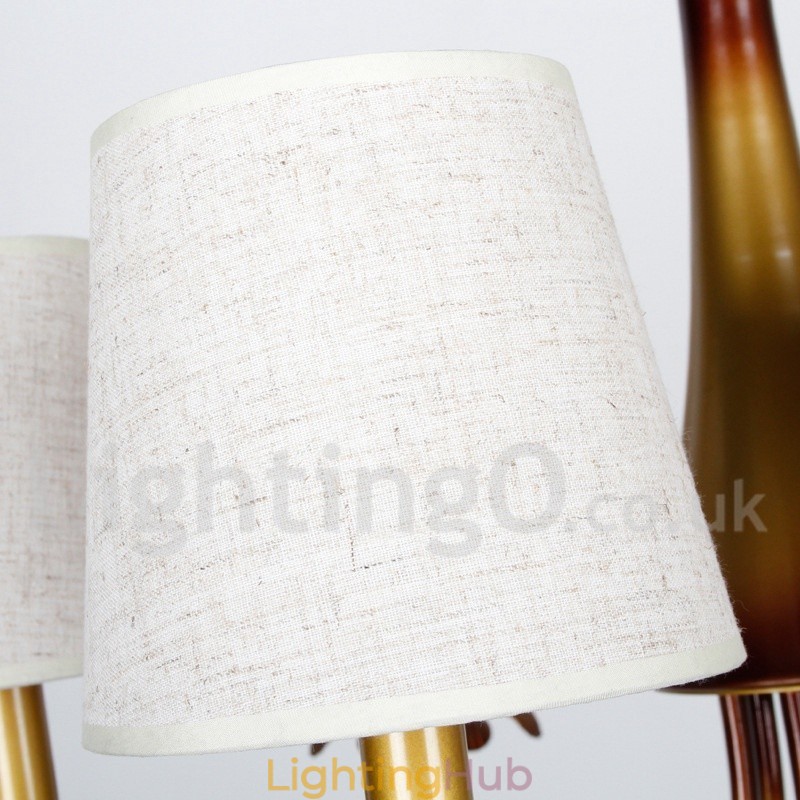 3 Light Modern Contemporary Rustic Candle Style Chandelier