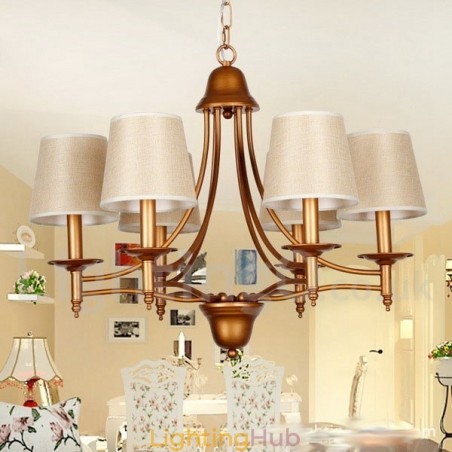 6 Light Rustic Retro Mediterranean Style Candle Style Chandelier 6 Light Rustic Retro Mediterranean Style Candle Style Chandelier