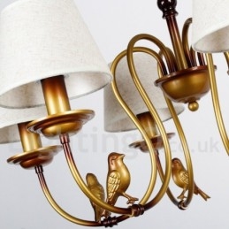 5 Light Modern Contemporary Rustic Retro Candle Style Chandelier