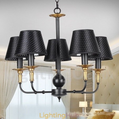 5 Light Retro Rustic Candle Style Chandelier 5 Light Retro Rustic Candle Style Chandelier