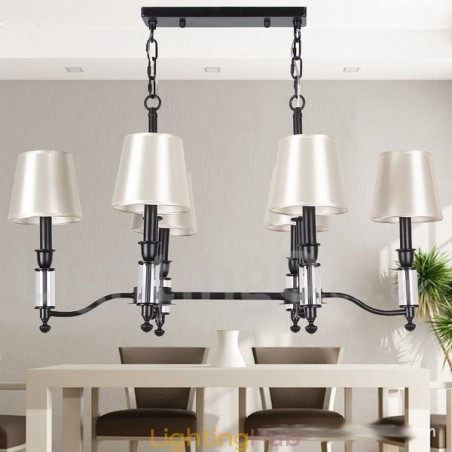 6 Light Rustic Black Retro Contemporary Candle Style Chandelier 6 Light Rustic Black Retro Contemporary Candle Style Chandelier