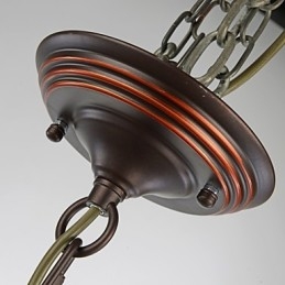 Chandelier 6 Lights Traditional Classic Vintage Metal