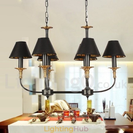 6 Light Retro Contemporary Candle Style Chandelier 6 Light Retro Contemporary Candle Style Chandelier
