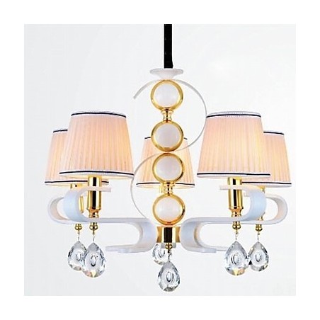 Fabric Chandelier 5 Light Modern Minimalist High Grade Lamp Fabric Chandelier 5 Light Modern Minimalist High Grade Lamp
