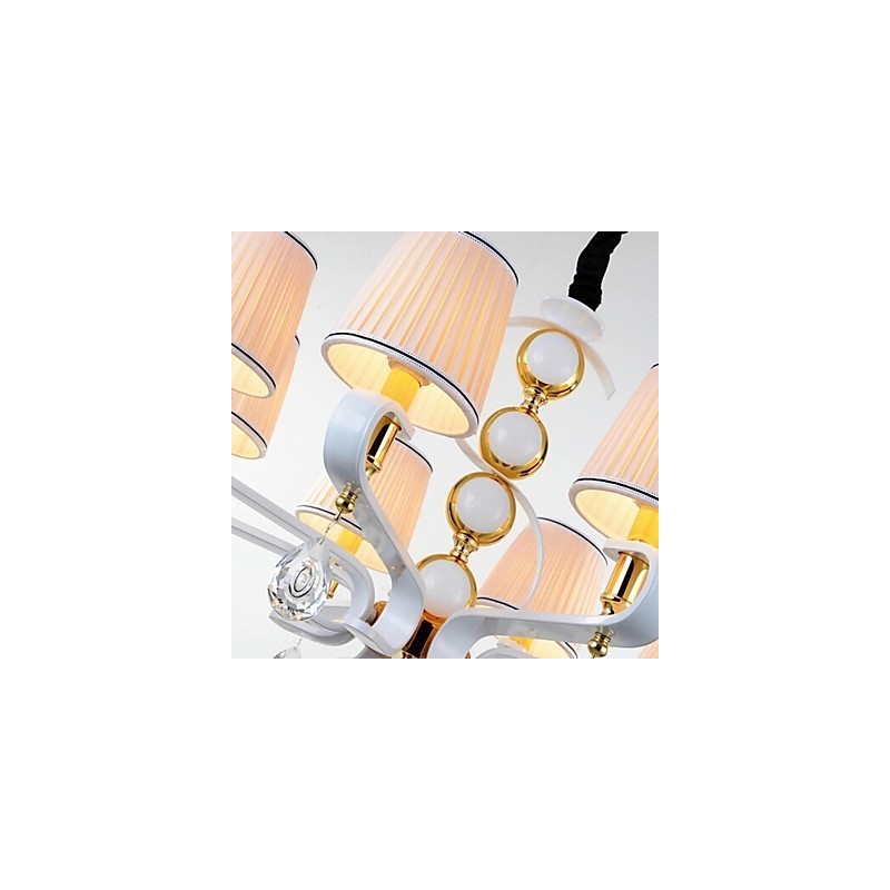 Fabric Chandelier 5 Light Modern Minimalist High Grade Lamp