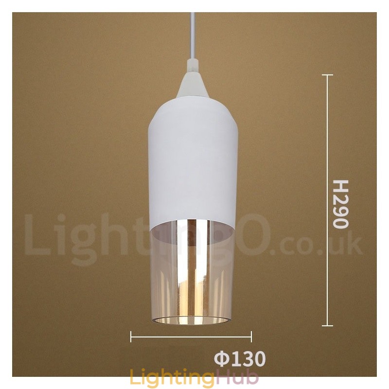 European Retro Lounge Glass Pendant Light