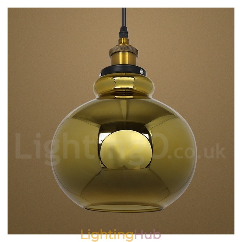European Glass Pendant Light