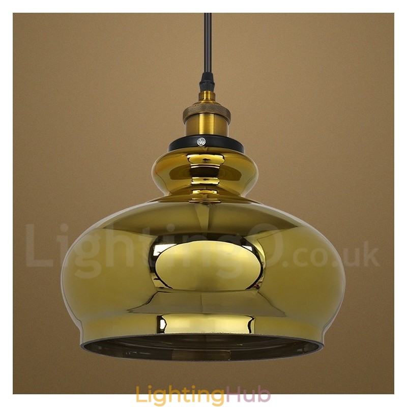 European Glass Pendant Light