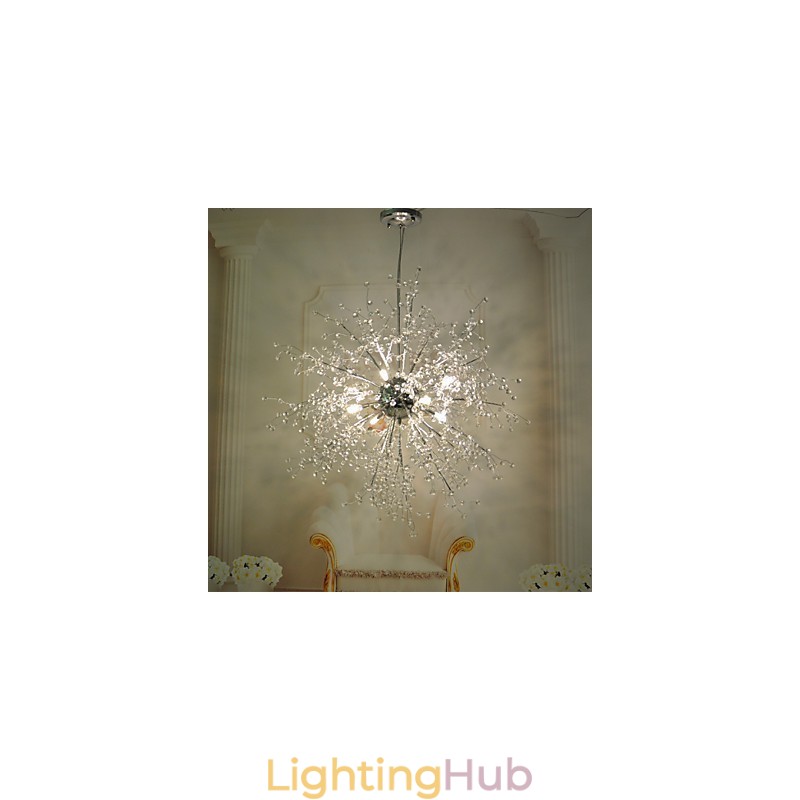Firework Pendant Light Stainless Steel Dandelion