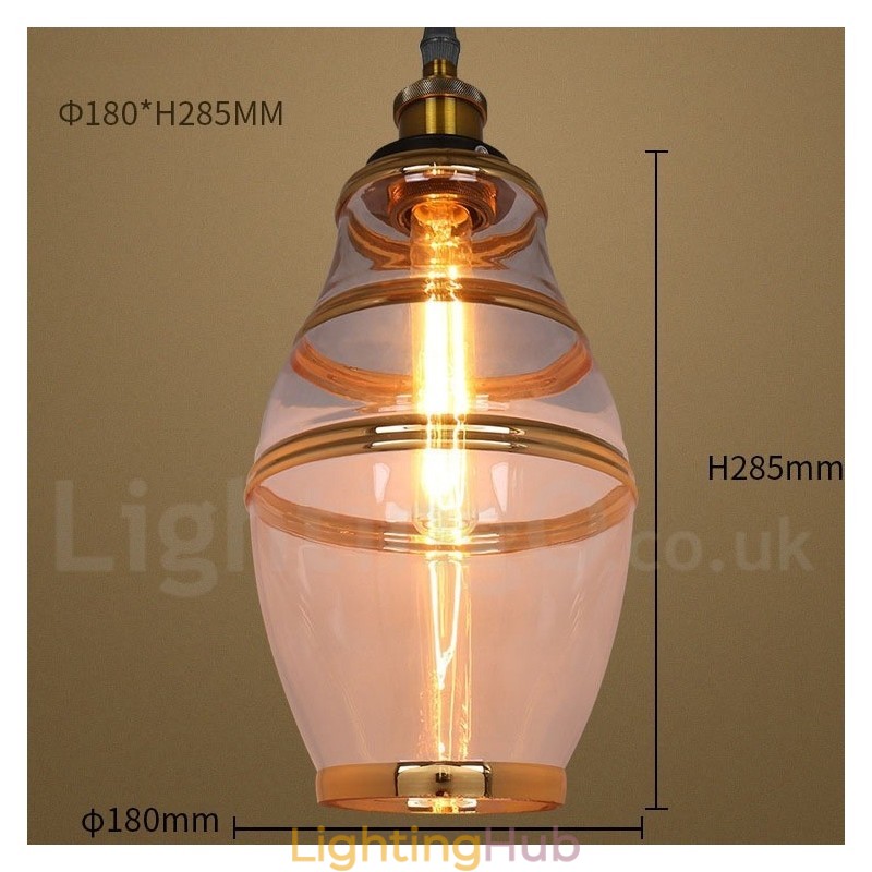 Bar Lounge European Glass Pendant Light