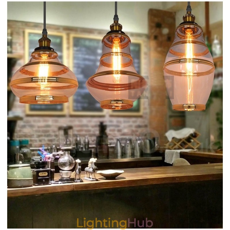 Bar Lounge European Glass Pendant Light