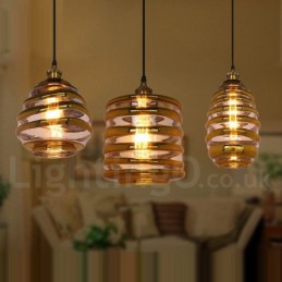 European Glass Pendant Light Cafe Lounge Pendant Lamp
