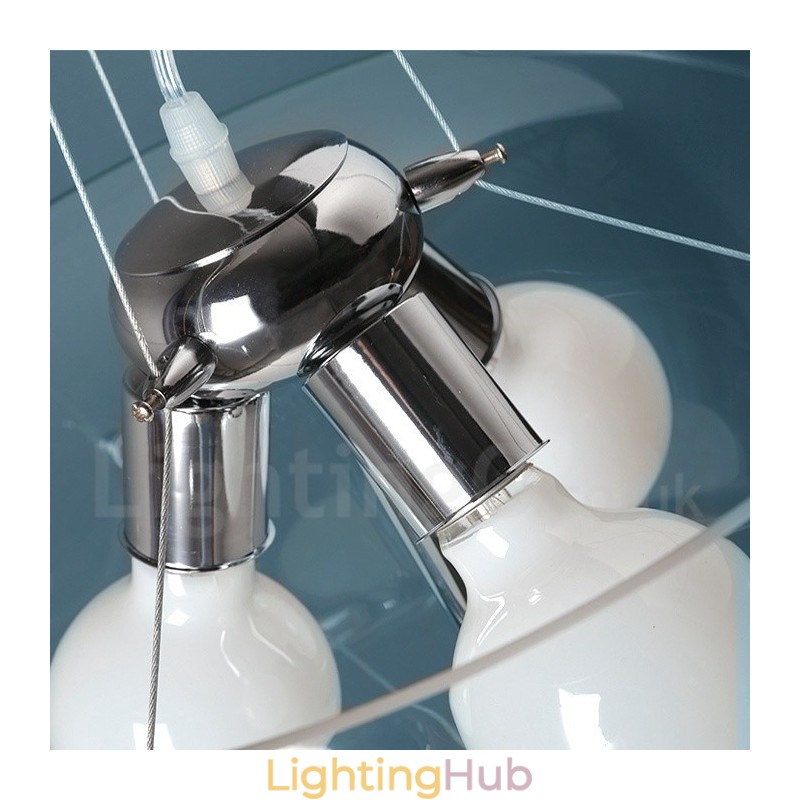3 Light Modern Contemporary Glass Pendant Light