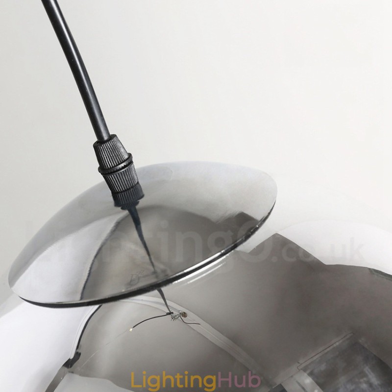 1 Light Modern Contemporary Plating Cafe Glass Pendant Light