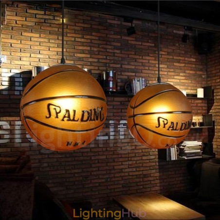1 Light Vintage Modern Contemporary Basketball Glass Shade Pendant Light 1 Light Vintage Modern Contemporary Basketball Glass Shade Pendant Light