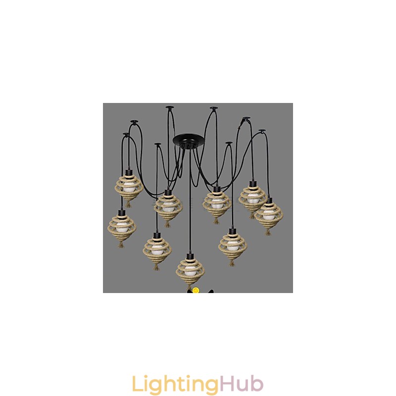 The Nordic Country Retro Honeycomb Chandelier Chandelier lamp The Heavenly Maids Scatter Blossoms.