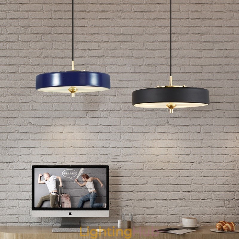 1 Light Modern Contemporary Luxury Pendant Light with Glass Shade