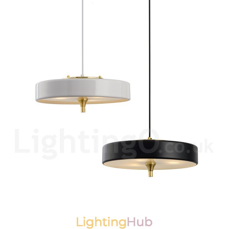 1 Light Modern Contemporary Luxury Pendant Light with Glass Shade
