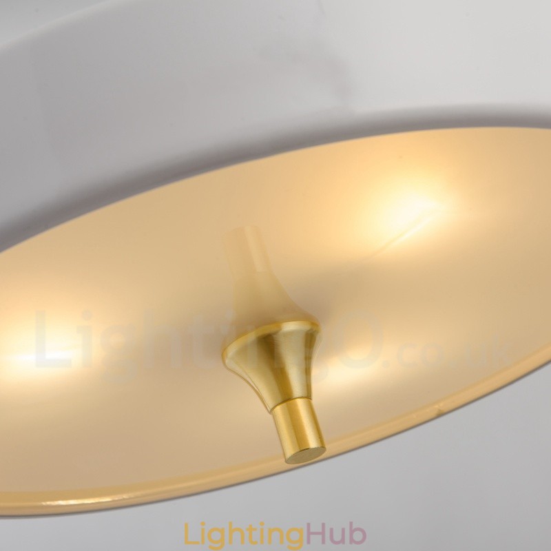 1 Light Modern Contemporary Luxury Pendant Light with Glass Shade