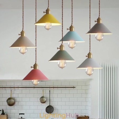 1 Light Modern Contemporary Steel Pendant Light with Steel Shade 1 Light Modern Contemporary Steel Pendant Light with Steel Shade