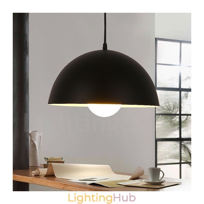 1 Light Modern Contemporary Steel Pendant Light with Aluminum alloy Shade