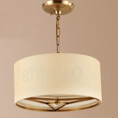 4 Light drum Retro Rustic Luxury Brass Pendant Lamp Chandelier with Fabric Shade 4 Light drum Retro Rustic Luxury Brass Pendant Lamp Chandelier with Fabric Shade