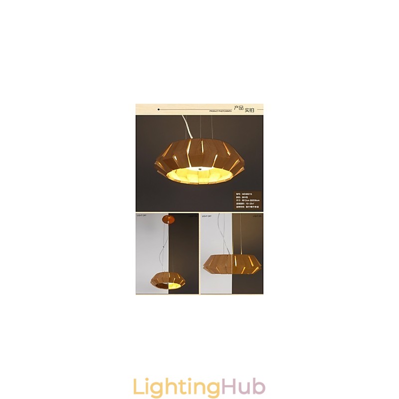 Chandelier Country Wood Bamboo