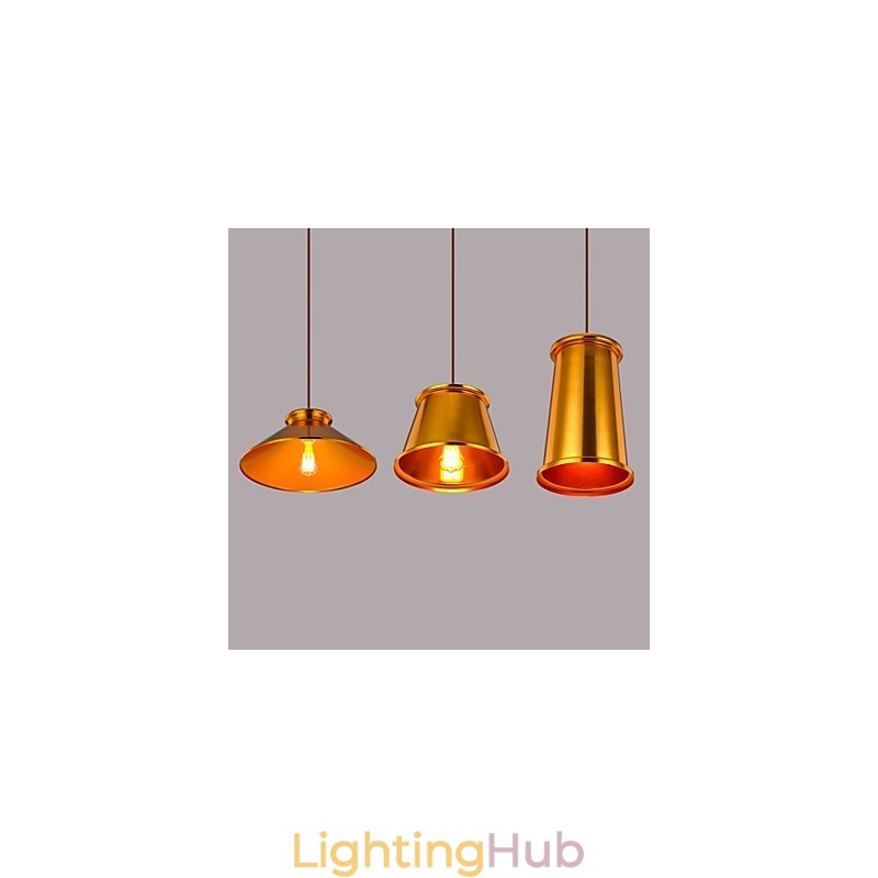 Chandelier Mini Style Modern Contemporary Metal 3 Light Pendant Light